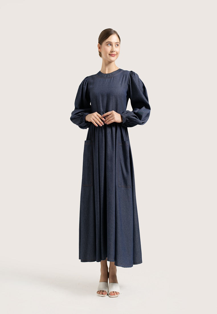 Eleena Dress Navy