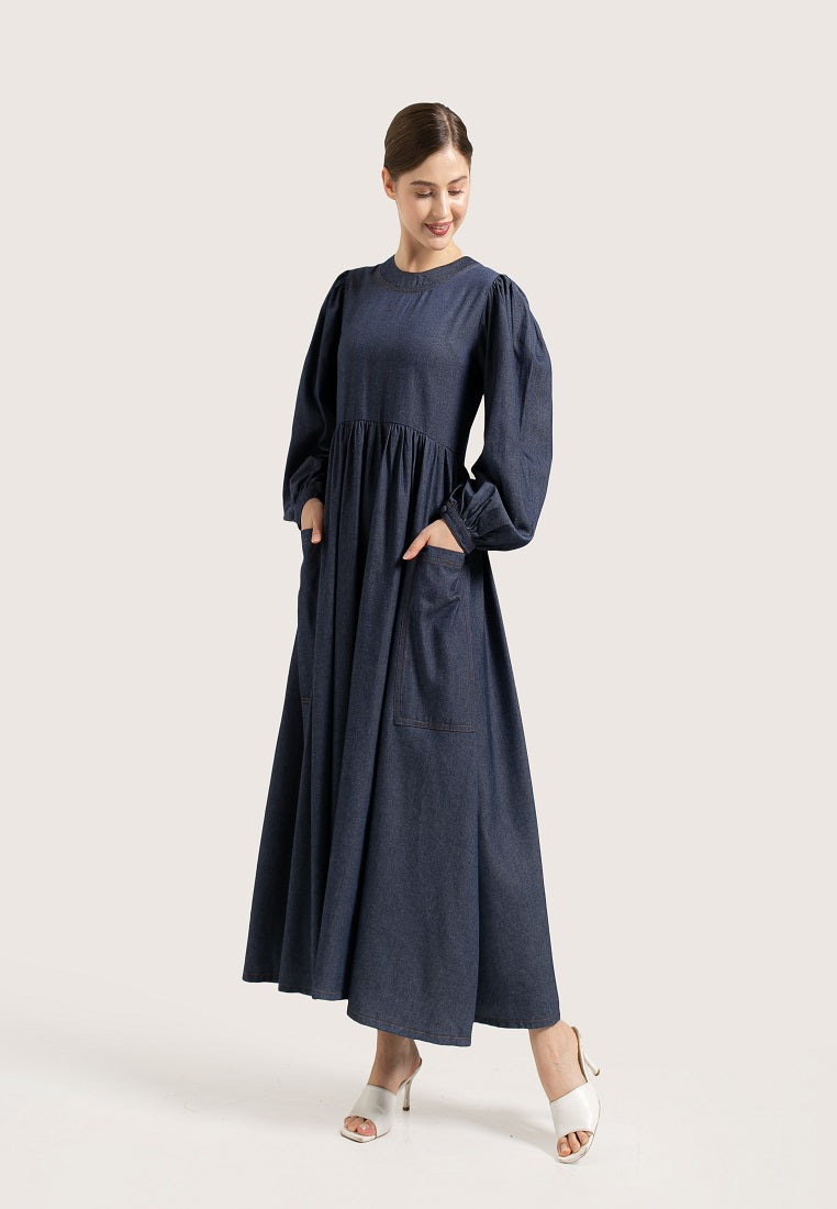 Eleena Dress Navy