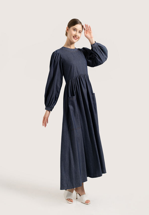 Eleena Dress Navy