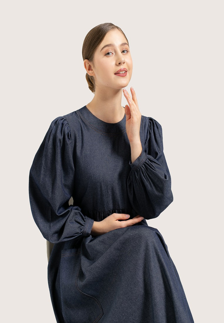 Eleena Dress Navy