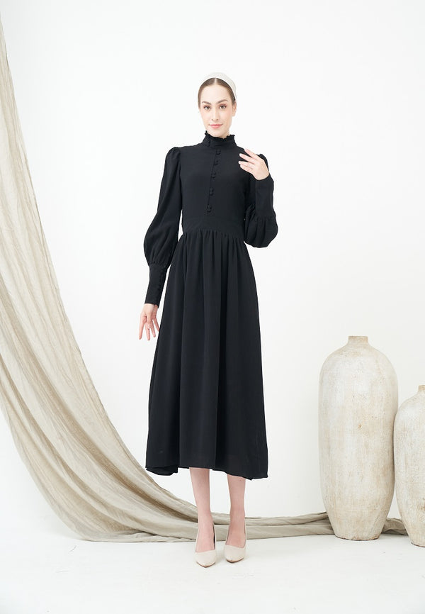 Dahayu Midi Dress Black