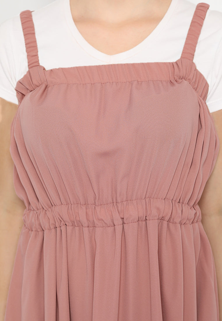 Fara Overall Dress Dusty
