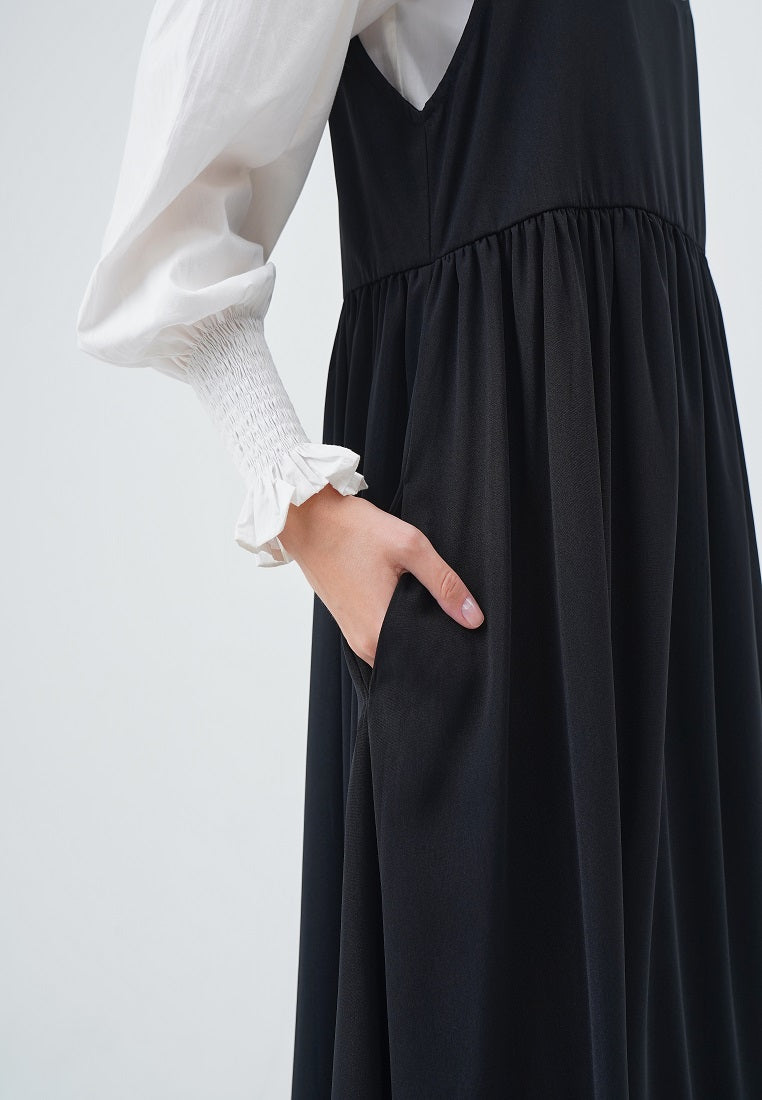 Fayyana Overall Dress Black (NEW COLOR)