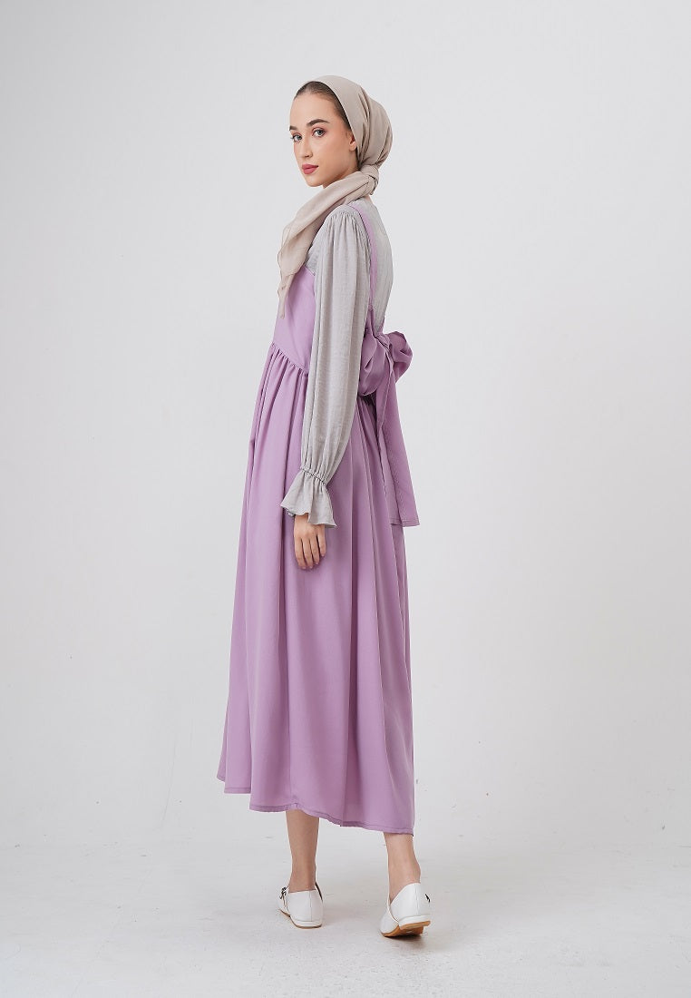 Emily Overall Dress Lilac