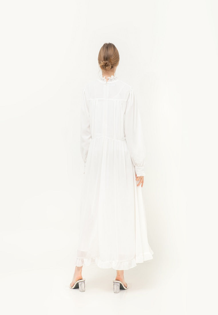 Rylee Midi Dress Broken White