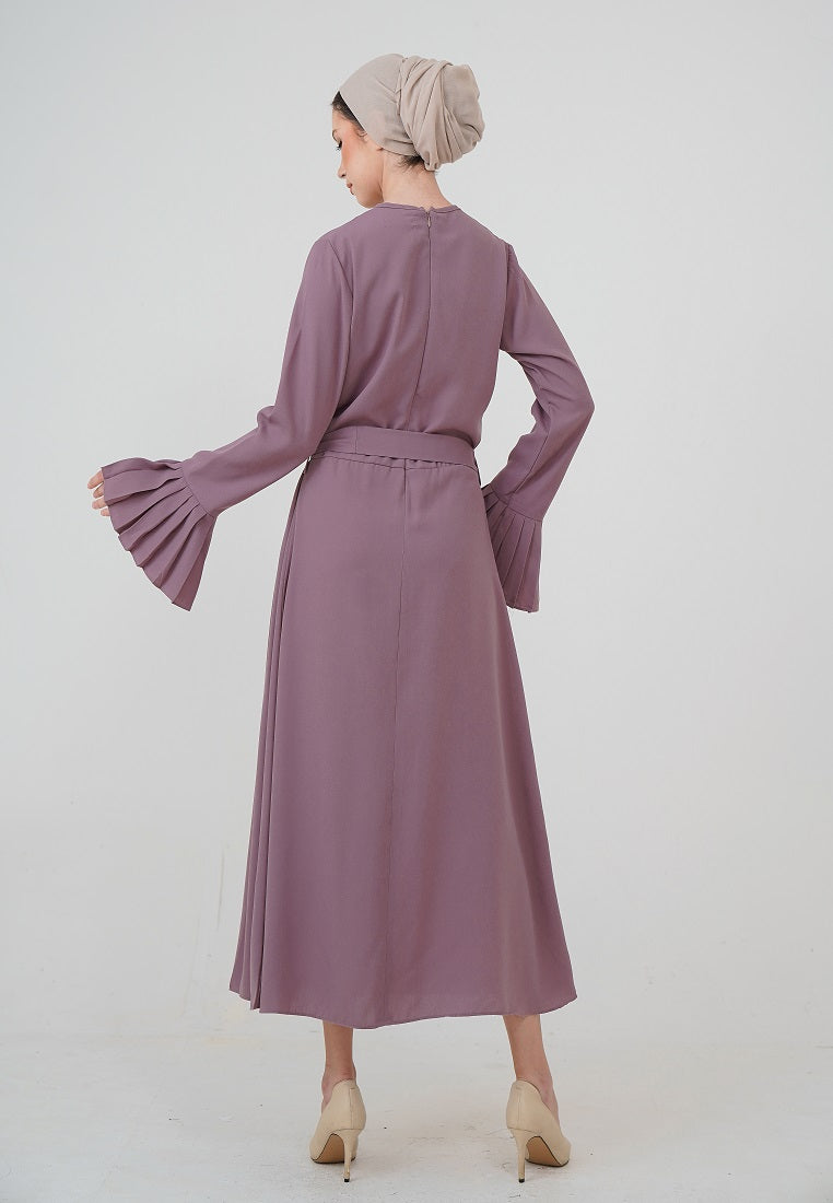 Ilona Midi Dress Dusty Purple